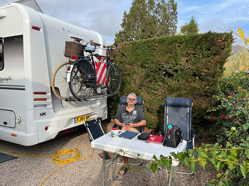 Enjoying the winter sun